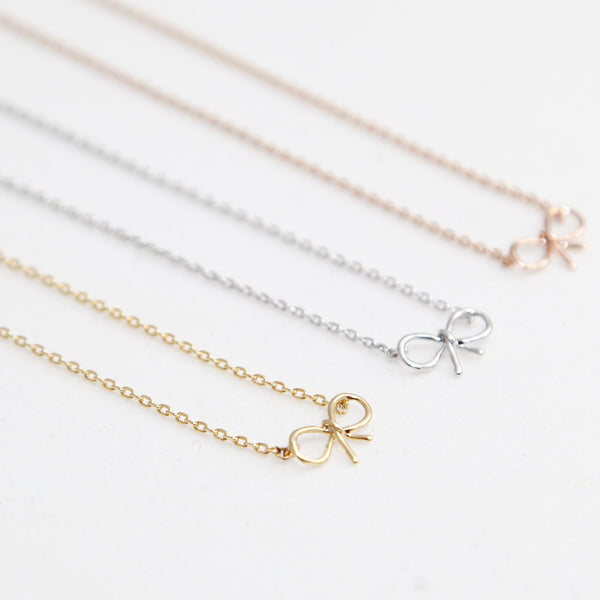 BE JEWELLED BOW NECKLACE-31