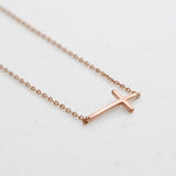 BE JEWELLED CROSS NECKLACE-30
