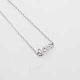 BE JEWELLED THIN LOVE NECKLACE-13